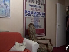 素人, アナル, 茶髪の, フランス人, 淫乱熟女, 三人