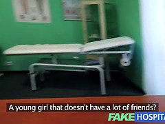 Fakehospital physician gives a strong climax to fit teenie lady for her birthday