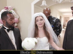 Bride gangbanged by grooms black friends