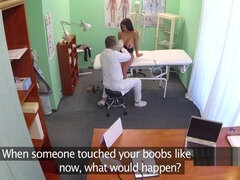 Doctor fucks patient after nurse