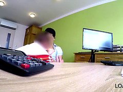 Pompino, Cougar, Pisello, Europea, Hd, Mamma, Ufficio, Succhiando