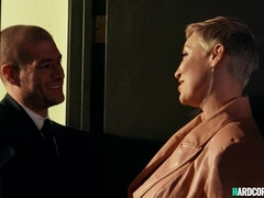 Μεγάλα βυζιά, Ξανθιά, Πίπα, Σκληρό, Ώριμη γυναίκα, Γραφείο, Pornstars, Μουνί