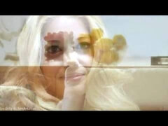 Beautiful blonde Charlotte Stokely is hot enough to get naked and play with nub