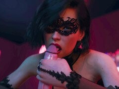 Hot teenage babe in 3D PC porn games with big boobs and playful visuals