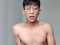 Asiatica, Cinese, Gay, Masturbazione, Solo