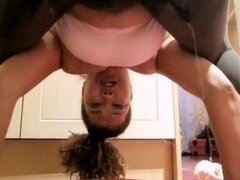 Squirting in Yoga Panty