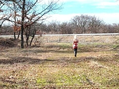 Amador amadora, Loiroa, Saltos, Mãe gostosa, Ao ar livre cartaz de rua outdoor, Público