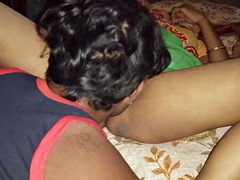 Amatør, Store pupper, Svart, Mørk, Første gang, Inder, Kyssing, Kone