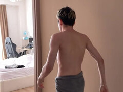 I Caught a Friend Recording Me Washing Myself Naked in the Shower, I Took Him and Fucked Him Part 1