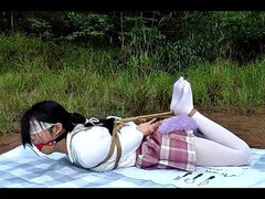 Amatéri, Ázijskej, Bdsm, Bondáž, Čínske, Spodná bielizeň, Vonku, Teenka