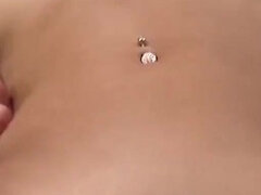 Very sexy brunette girl fucked by a male with an athletic body