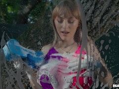 Zwart, Pijpbeurt, Hardcore, Interraciaal, Natuurlijke tieten, Pornster, Realiteit, Tieten likken