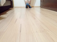 Transzvesztiták, Lábfej fétis, Sarokkal való, Házi készítésű, Lengyel, Egyedül