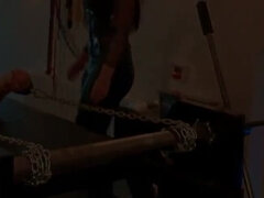 Mistress Luciana Teases Slave with Extreme CBT & Loud Screams - German Big Tits Domination Part 1