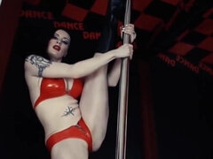 Schönheit, Süss, Kehlenfick, Schwanz, Orgasmus, Erotischer film, Tätowierung, Spielzeuge