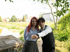 Gros cul, Naturelle, De plein air, Rousse roux