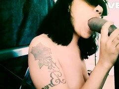 Blow job, tongue, pop-shot