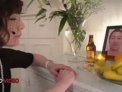 Intense Asian Stunner Airi Miyazaki Gives Blowjobs Before Wild Fuck Festivities