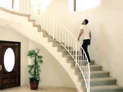 Americano, Chica, Morena, Pareja, Corridas, Besar, Tetas naturales, Afeitado