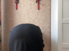 Afrikanisch, Leie, Schwarz, Frau, Milf, Nylon, Strumpfhose, Solo