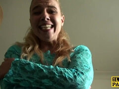 본디지 훈육 사디즘 마소치슴, 영국인, 페티쉬, 싸움, 현실, 혼자, 스트리핑, 끈 팬티