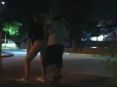 Couple Fucking In Public With Voyeurs Anal Cum