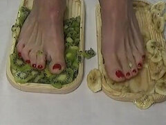 I Trample the Fruit with My Feet. Lick My Legs