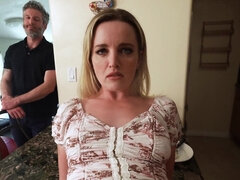 Insatiable blonde MYLF Charlie Forde gets spit roasted