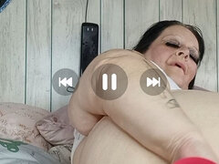 Amateur, Américain, Belle grosse femme bgf, Couple, Gode, Femelle, Masturbation, Mature