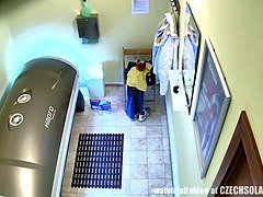 Amateur, Blonde, Tchèque, Public, Réalité, Solarium, Adolescente, Voyeur