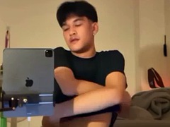 アジア人, デカチン, イく瞬間, ゲイ, タイ