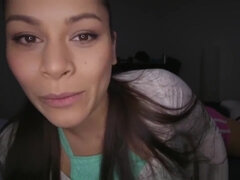 Step Sister sneaks into Step Brother's Bedroom - Meana Wolf - POV