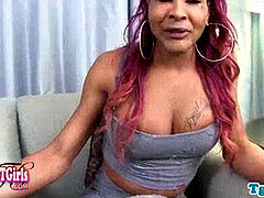 Amateur, Americano, Verga grande, Ébano, Pajearse, Masturbación, Transexual, Solo