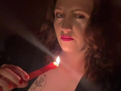 Trans Girl Wax Play