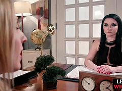 Queening female sub obeys mistress