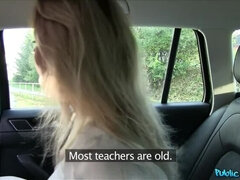 Enthousiasteling, Pijpbeurt, Auto, Hondjeshouding, Buiten, Gezichtspunt, Openbaar, Slikken