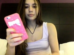 Amatéři, Brunetka, Masturbace, Teenka, Hračky, Webkamera