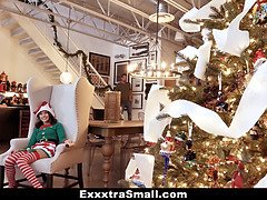 Exxxtrasmall - Jasmine Grey is a beautiful, bitchy cum elf