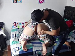 Amateur, Anal, Belle grosse femme bgf, Grosse bite, Rondelette, Hard, Fille latino, Nénés