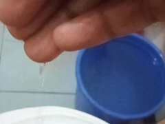 Enthousiasteling, Badkamer, Masturbatie, Alleen