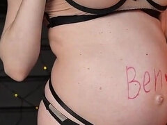 Store bryster, Beskidt snak, Fetish, Lingerie, Mor jeg gerne vil kneppe, Mor, Gravid, Solo