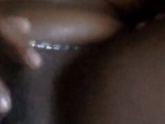 Svart, Kvinna, Fingering, Hårig, Onani, Orgasm, Fitta, Solo