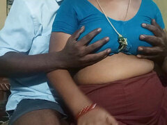 Tamil Village Beauty Aunty Romance with Young Man