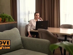 Schwarz, Blondine, Blasen, Fingern, Hardcore, Hd, Pov