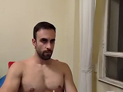 Amatör, Stor kuk, Sperma shot, Homosexuell, Handjobb, Onani, Solo, Spansk