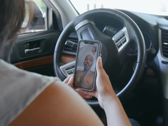 Asian girl is being filmed while giving pleasure to her man