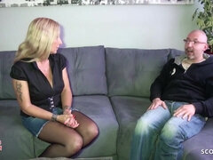 Stora tuttar, Avsugning, Doggystyle, Tysk, Slick, Milf, Mamma, Naturliga tuttar