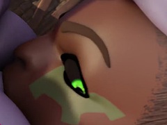 3 dimensionaal, Sperma shot, Shemale