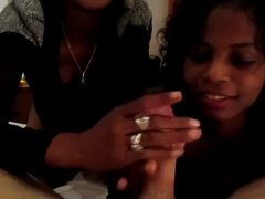 Amatorka, Czarny, Obciąganie, Wytrysk, Ciemna karnacja, Wielorasowy