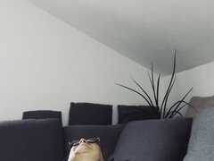 Blond, Europees, Duits, Masturbatie, Rijpe lesbienne, Orgasme, Alleen, Vibrator